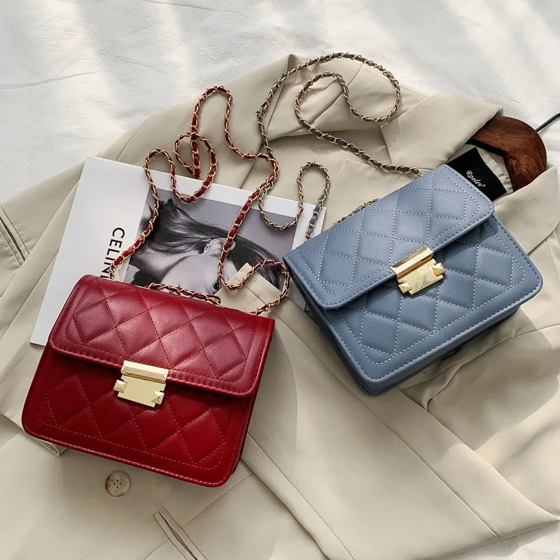 New autumn/winter small bags handbag on the new 2021 tide vogue chain ling grid bag contracted ins single shoulder bag
New autumn/winter small bags handbag on the new 2021 tide vogue chain ling grid bag contracted ins single shoulder bag