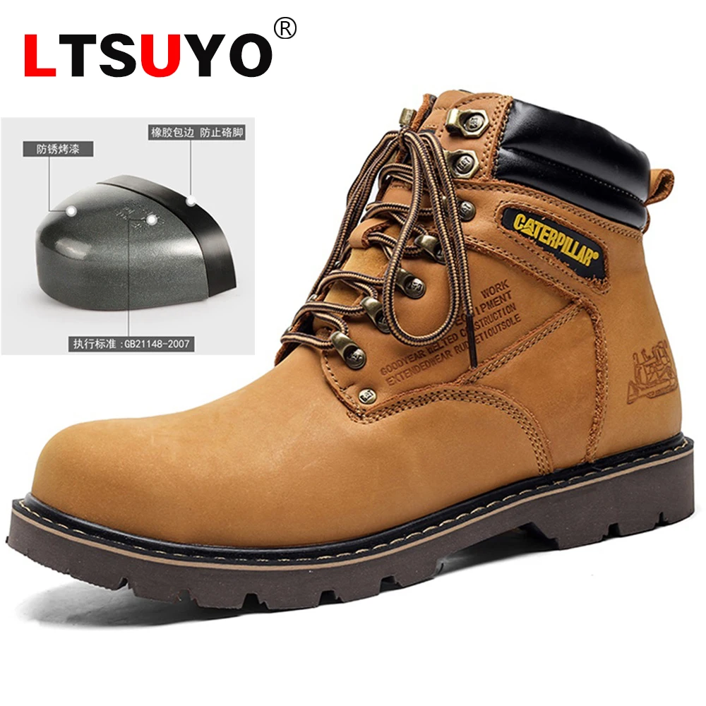 Men's first-layer leather high-end Martin boots, anti-smashing steel toe anti-puncture tooling boots, high-top motorcycle boots
Men's first-layer leather high-end Martin boots, anti-smashing steel toe anti-puncture tooling boots, high-top motorcycle boots