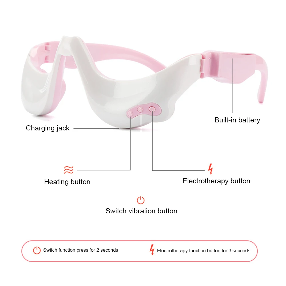 Vibration Eye Hot Compress Massager Fatigue Relief Hot Compress Therapy Massage Tool Heating Relieves Fatigue And Dark Circles
Vibration Eye Hot Compress Massager Fatigue Relief Hot Compress Therapy Massage Tool Heating Relieves Fatigue And Dark Circles