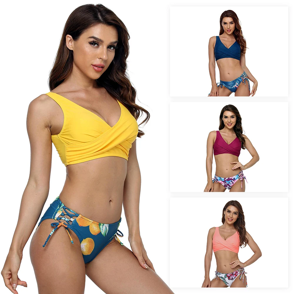 New swimsuit bikini swimwear women bikinis 2021 Sexy swimming suit Beach Bathing Suits Yellow And Lemon Print Mid-Waist
New swimsuit bikini swimwear women bikinis 2021 Sexy swimming suit Beach Bathing Suits Yellow And Lemon Print Mid-Waist