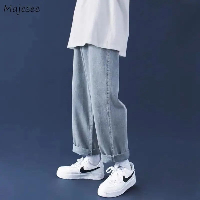 Classic Jeans Men Basic Solid All-match Large Size M-3XL Loose Students Fashion Retro Denim Trousers Leisure Males Daily Popular
Classic Jeans Men Basic Solid All-match Large Size M-3XL Loose Students Fashion Retro Denim Trousers Leisure Males Daily Popular