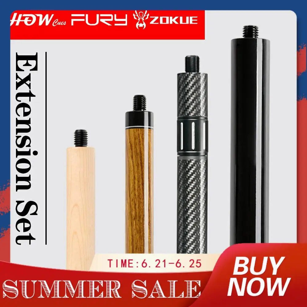 Carbon Fiber Billiard Extension Solid Maple Wood Durable Cue Extension Extended For How/Zokue/Fury Pool Cue Billiard Accessories
Carbon Fiber Billiard Extension Solid Maple Wood Durable Cue Extension Extended For How/Zokue/Fury Pool Cue Billiard Accessories