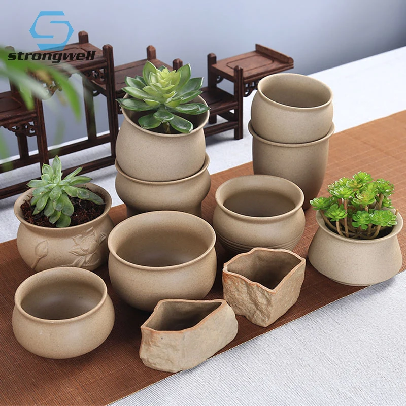 Strongwell European Home Office Decoration Flower Pot Ceramic Handicrafts Miniature Model Green Plants Potted Succulent Bonsai
Strongwell European Home Office Decoration Flower Pot Ceramic Handicrafts Miniature Model Green Plants Potted Succulent Bonsai