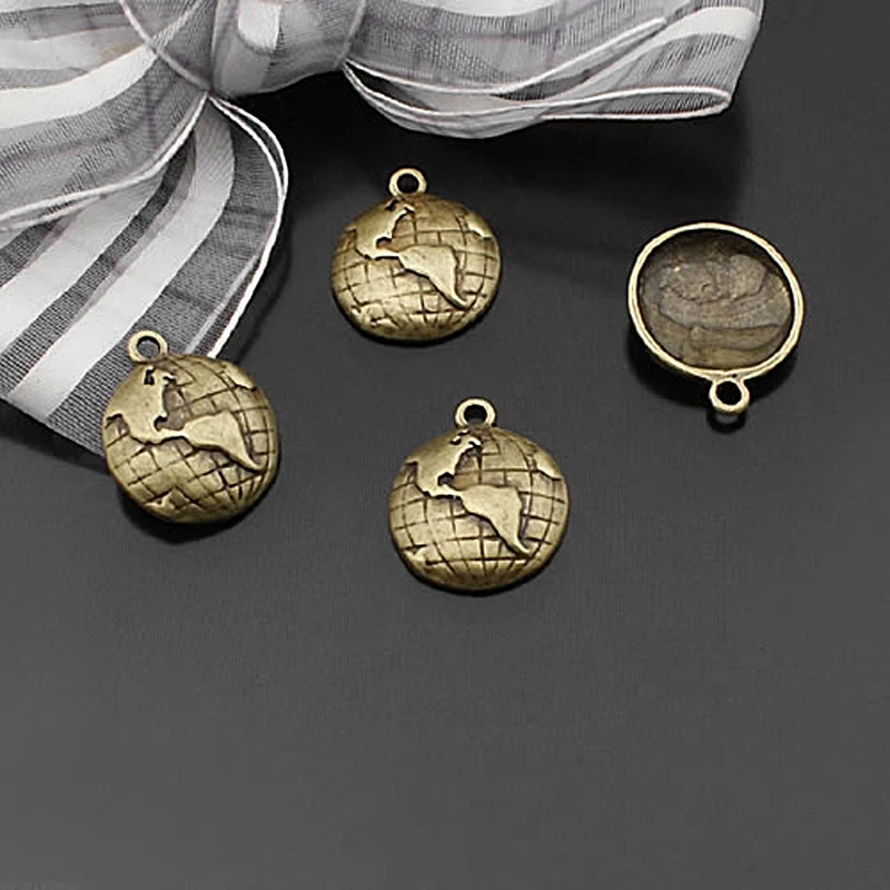 30 шт., подвески в виде карты земли, 15 мм
30 шт., подвески в виде карты земли, 15 мм