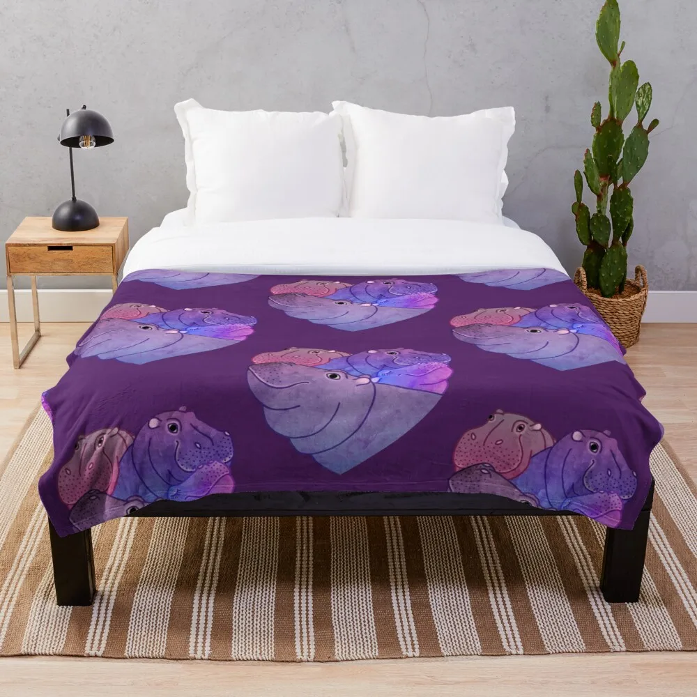 Heart Hippos Throw Blanket Super Soft Printing Family Car and Sofa Bed throws Summer Office Quilts
Heart Hippos Throw Blanket Super Soft Printing Family Car and Sofa Bed throws Summer Office Quilts