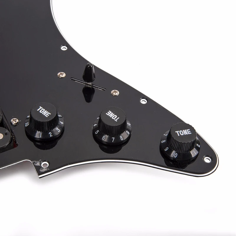 Black Wired Plate Pickguard Humbuckers for Hsh Guitar
Black Wired Plate Pickguard Humbuckers for Hsh Guitar