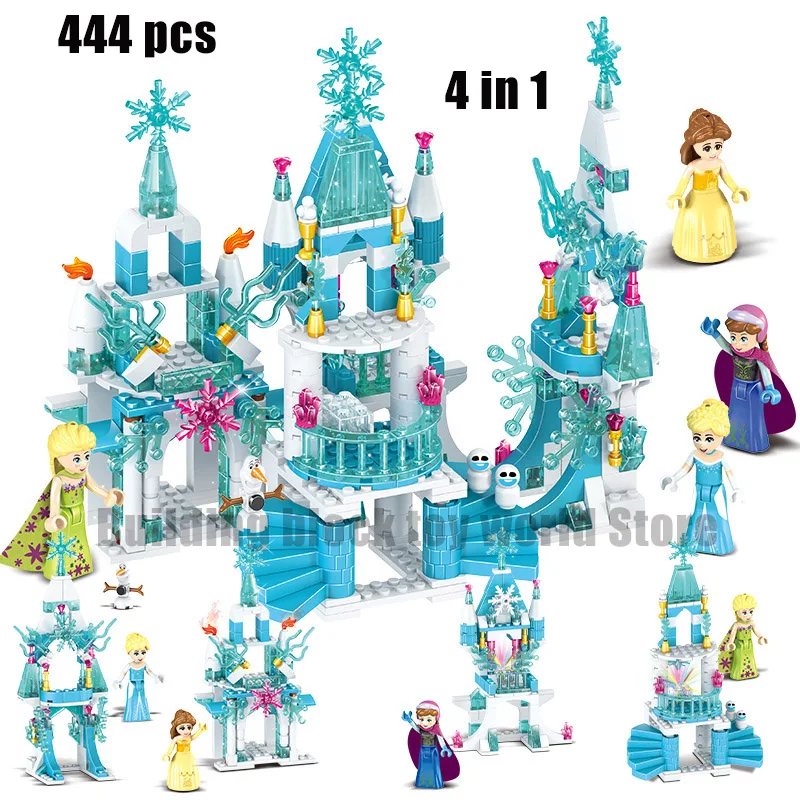 2021 New Disney Ice and snow Princess Dream Snow World 4 in 1 Model Building Block Set Building Block Toy Children Girl Gift 
2021 New Disney Ice and snow Princess Dream Snow World 4 in 1 Model Building Block Set Building Block Toy Children Girl Gift
