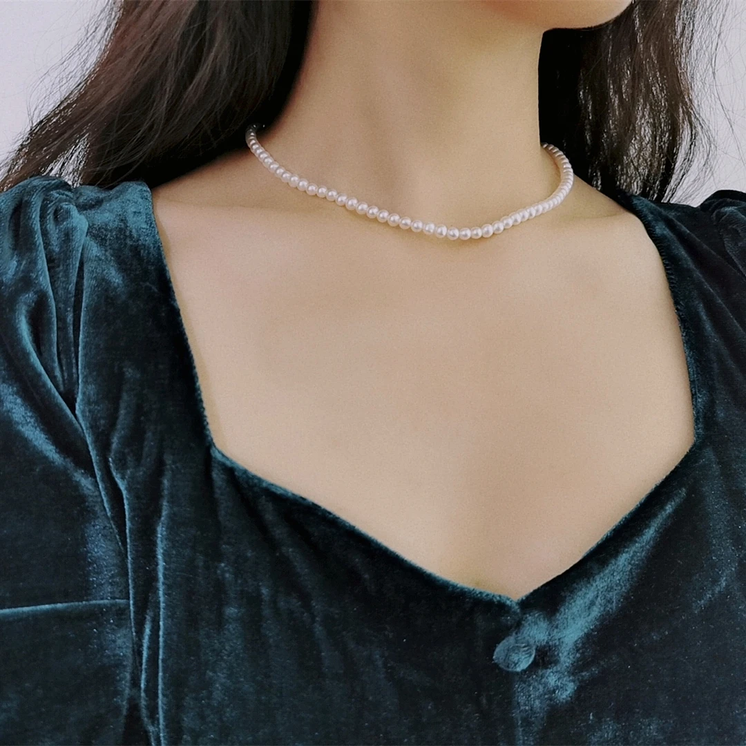 AOMU 1PC Elegant White Imitation Pearl Choker Necklace Wedding Necklace for Women Charm Jewelry Vintage Pearl Metal Necklace 
AOMU 1PC Elegant White Imitation Pearl Choker Necklace Wedding Necklace for Women Charm Jewelry Vintage Pearl Metal Necklace