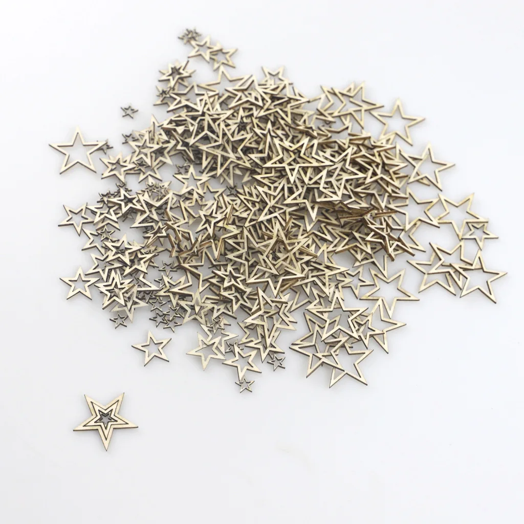 100pcs 20mm Wooden Stars Cutout Shape for Christmas Flag Winter Party Decoration Art Craft Sewing Model Crafts Toys
100pcs 20mm Wooden Stars Cutout Shape for Christmas Flag Winter Party Decoration Art Craft Sewing Model Crafts Toys