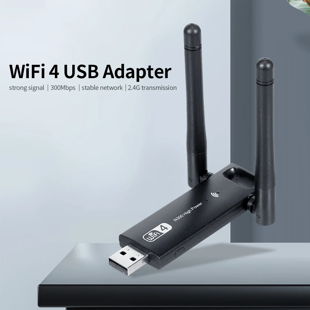 Беспроводной-N 2,4 г USB адаптер 300 Мбит/с передачи скорость Wi-Fi, 4 USB адаптер с двумя антеннами черный для ноутбука, настольного компьютера, USB3.0
Беспроводной-N 2,4 г USB адаптер 300 Мбит/с передачи скорость Wi-Fi, 4 USB адаптер с двумя антеннами черный для ноутбука, настольного компьютера, USB3.0
