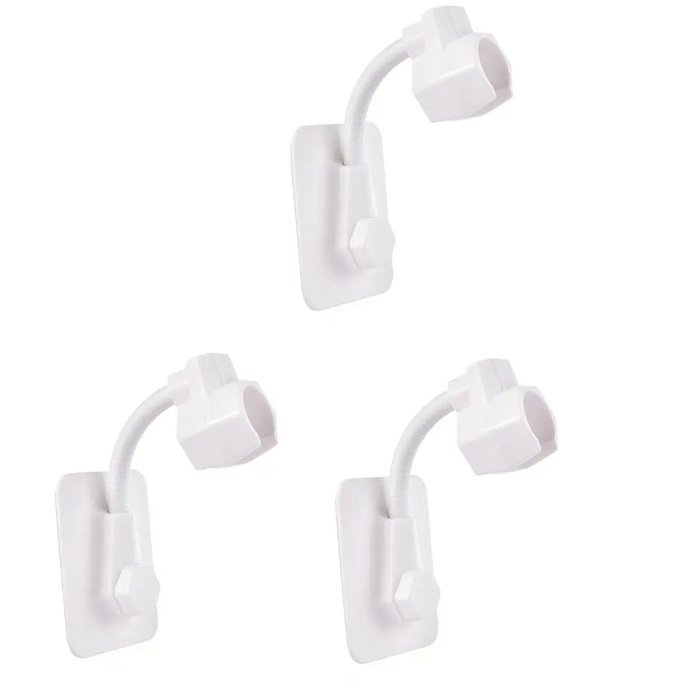 3pcs Shower Head Holder 360 Degree Adjustable Handheld Showerhead Bracket Adhesive Shower Wall Mount Holder Drill Free
3pcs Shower Head Holder 360 Degree Adjustable Handheld Showerhead Bracket Adhesive Shower Wall Mount Holder Drill Free