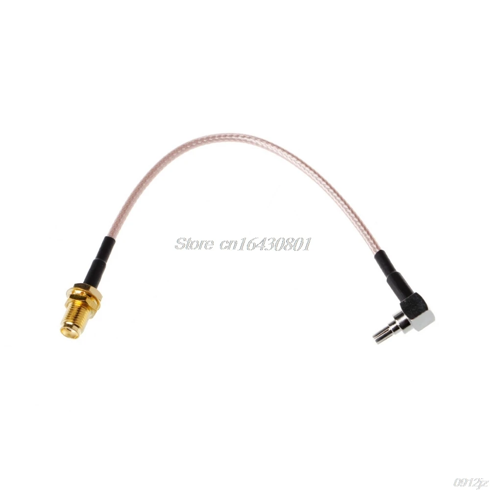 RF SMA Switch CRC9 Pigtail Cable SMA Female Bulkhead Connector Switch CRC9 Male Right Angle Connector RG316 Cable 15cm 6"
RF SMA Switch CRC9 Pigtail Cable SMA Female Bulkhead Connector Switch CRC9 Male Right Angle Connector RG316 Cable 15cm 6"