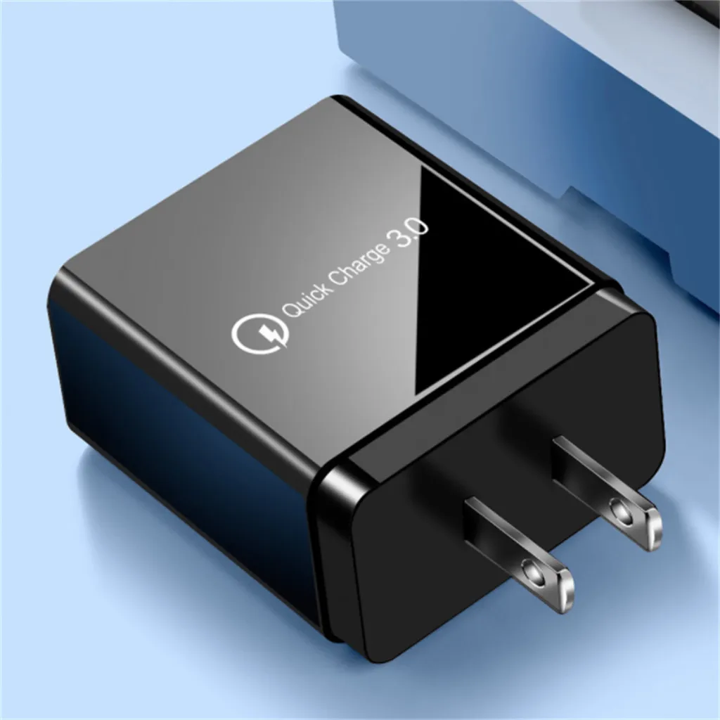 Charger 3 Port Fast Quick Q C 3.0 Usb Hub Wall 2.1a Power Adapter Us/eu Plug Dropshipping | Электроника
