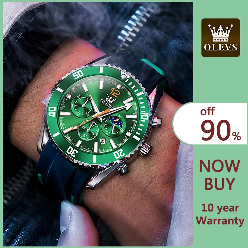 OLEVS Men's Sports Watches 2021 Luxury Quartz Wristwatch Automatic Electronic Clock Digital 3Bar Water Proof Original Lover Gift
OLEVS Men's Sports Watches 2021 Luxury Quartz Wristwatch Automatic Electronic Clock Digital 3Bar Water Proof Original Lover Gift