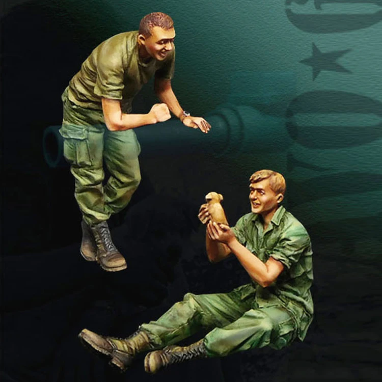 1/35 фигурка модели из смолы GK, солдат, щенок, военная тема, второй мировой войны, несобранный и Неокрашенный комплект
1/35 фигурка модели из смолы GK, солдат, щенок, военная тема, второй мировой войны, несобранный и Неокрашенный комплект