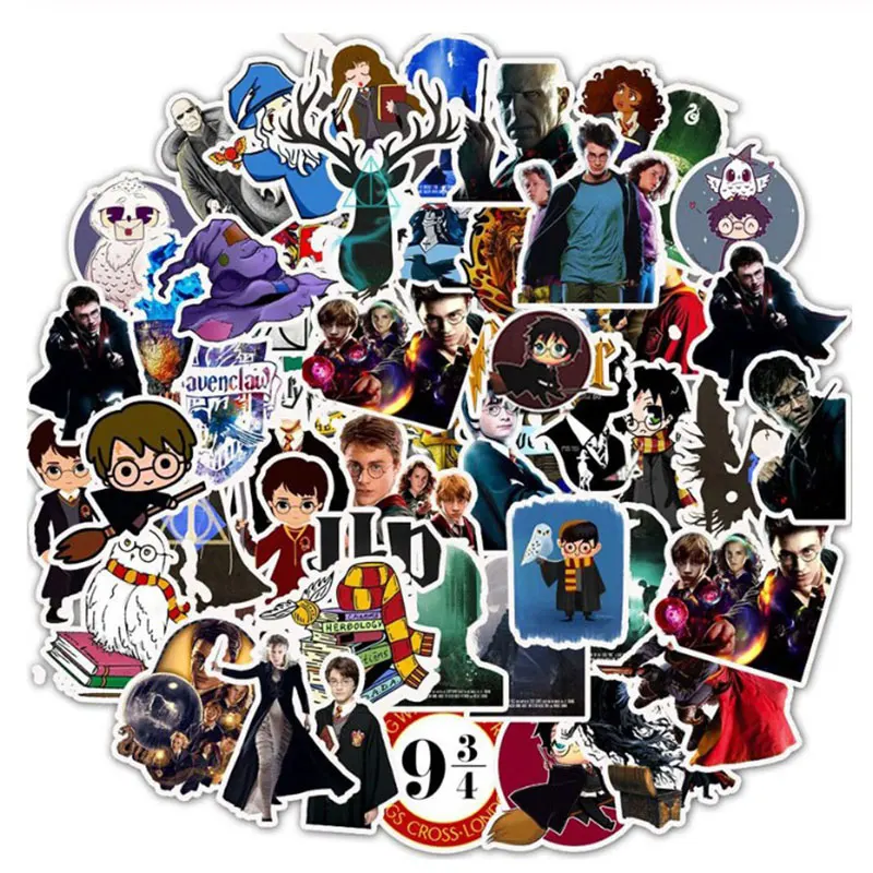 50pcs Classic Movie Potters Stickers Waterproof For Bicycle Travel Luggage Phone Laptop Scooter Waterproof Sticker Toys
50pcs Classic Movie Potters Stickers Waterproof For Bicycle Travel Luggage Phone Laptop Scooter Waterproof Sticker Toys