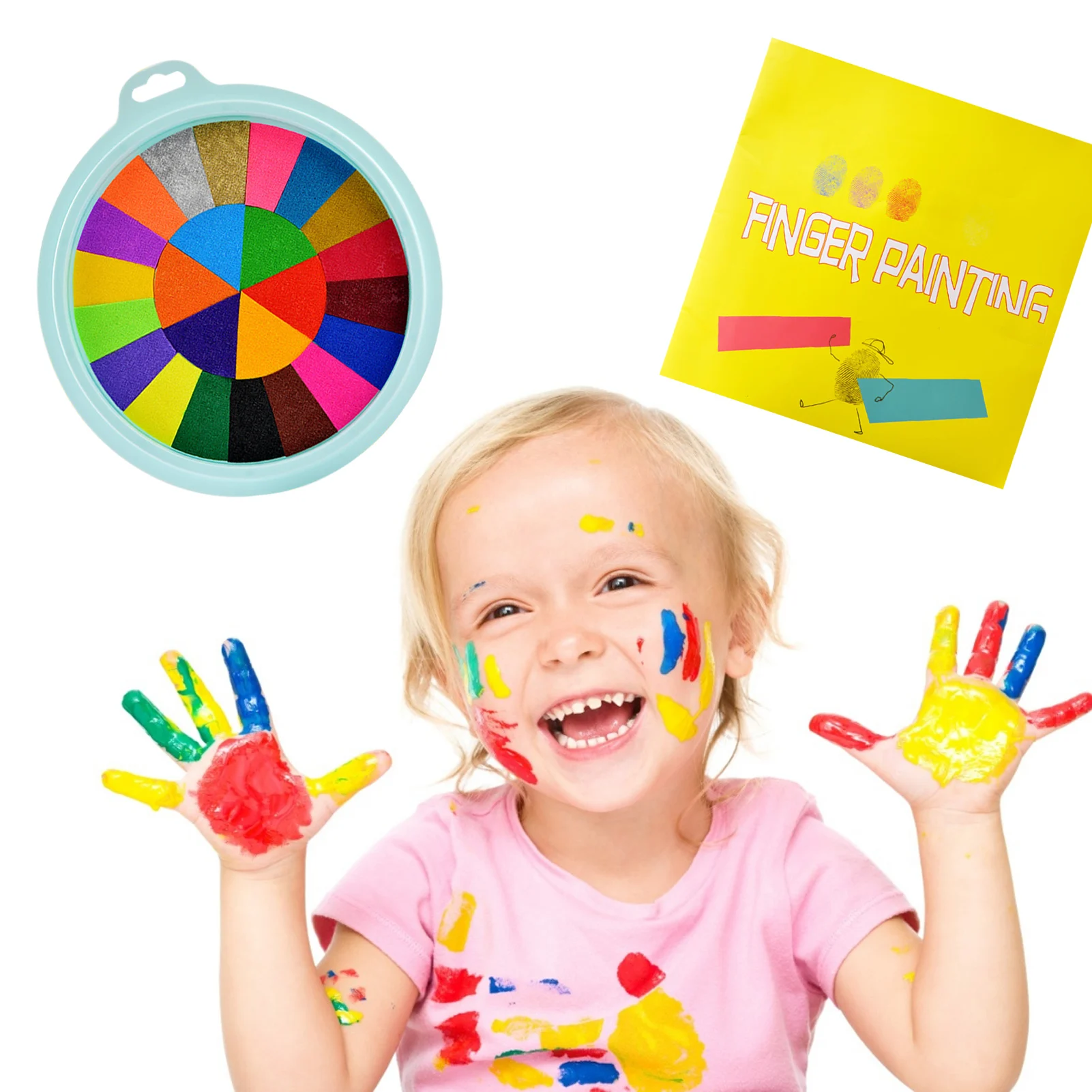 Finger Painting Inkpad Stamps Drawing Toy For Children Kindergarten Painting Graffiti Finger Paint Washable Safe Toy Game Tools
Finger Painting Inkpad Stamps Drawing Toy For Children Kindergarten Painting Graffiti Finger Paint Washable Safe Toy Game Tools