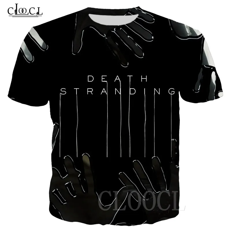 Популярные футболки для игры Death Stranding мужские и женские модные летние с коротким