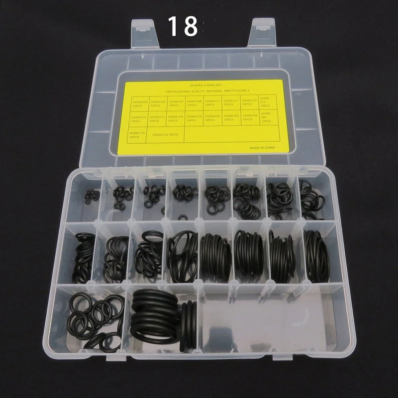200 Pcs/450Pcs Multifunction O-Ring Seal Sleeve Ring Kit Diving Special Thicken
200 Pcs/450Pcs Multifunction O-Ring Seal Sleeve Ring Kit Diving Special Thicken