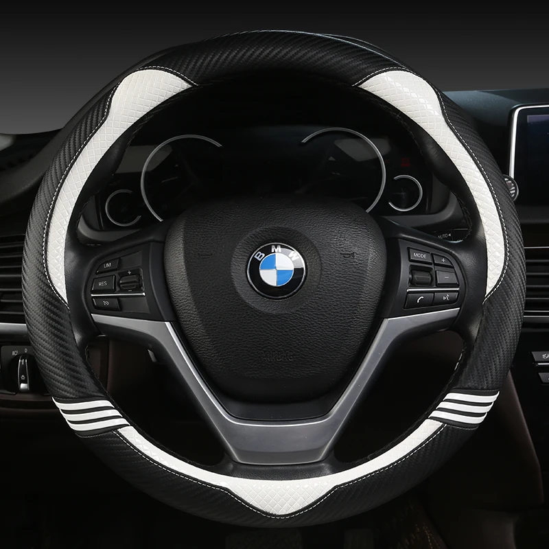 Car Steering Wheel Cover Carbon Fibre for BMW X1 X2 X3 X4 X5 X6 X7 e36 e39 e46 e53 e60 e63 e82 e87 e90 e91
Car Steering Wheel Cover Carbon Fibre for BMW X1 X2 X3 X4 X5 X6 X7 e36 e39 e46 e53 e60 e63 e82 e87 e90 e91