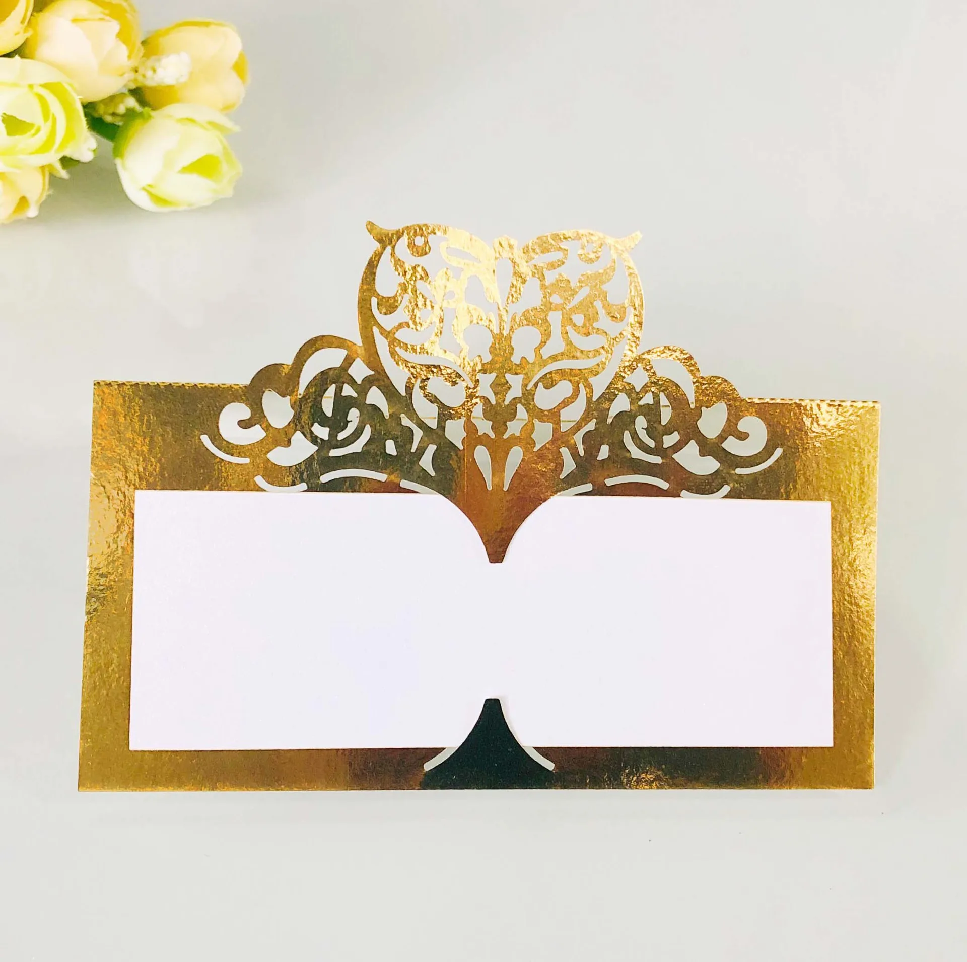 50Pcs/Pack Hotel Wedding Supplies Laser Hollow Love Seat Card Sign-in Desk Party Holiday Wedding Table Paper Card Name Seat Card
50Pcs/Pack Hotel Wedding Supplies Laser Hollow Love Seat Card Sign-in Desk Party Holiday Wedding Table Paper Card Name Seat Card