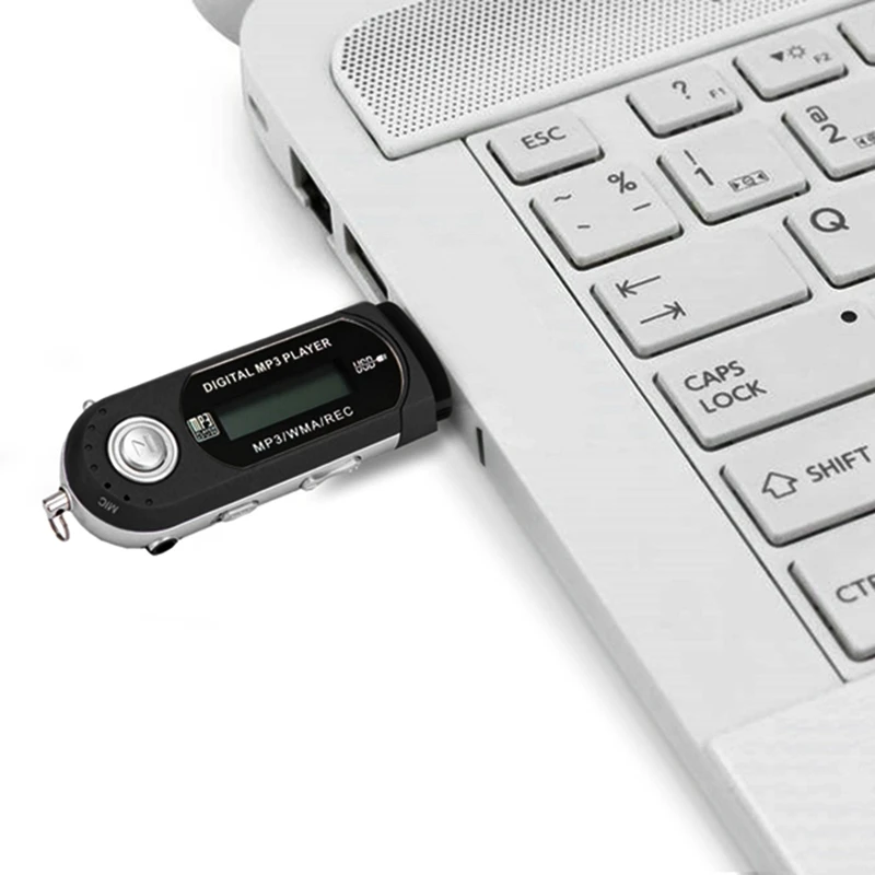 Экран MP3 U диск No. 7 батарея карта USB in-line радио кассетный плеер черный | Электроника