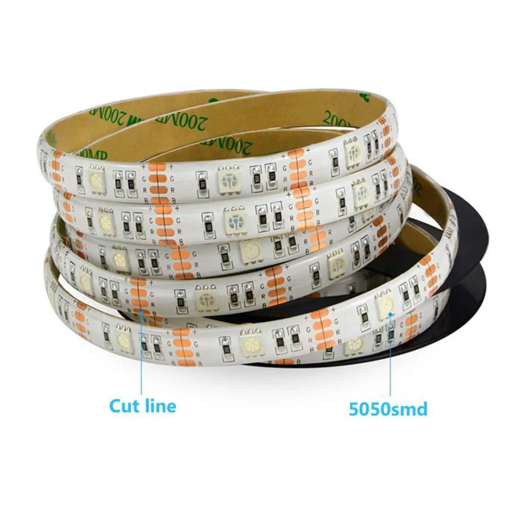 LED Strip SMD 5050 USB LED Remote Control Strip Light Waterproof RGB Flexible Tape TV Desktop Background Ribbon String Lamp
LED Strip SMD 5050 USB LED Remote Control Strip Light Waterproof RGB Flexible Tape TV Desktop Background Ribbon String Lamp
