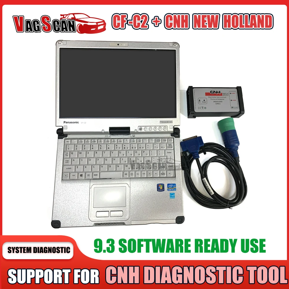 For CNH EST DPA5 Case Diagnostic Scanner Tool Electronic Service Tool V9.5 Toughbook CF-C2 Laptop Engineer Version
For CNH EST DPA5 Case Diagnostic Scanner Tool Electronic Service Tool V9.5 Toughbook CF-C2 Laptop Engineer Version