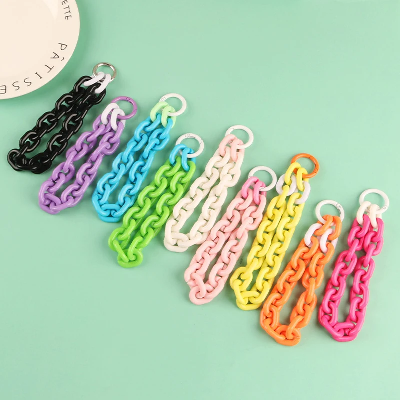 1PC Mobile Phone Cord Keychain Candy Color Hanging Chain Hold Straps Fashion Handmade Gift Phone Ornaments DIY Accessories
1PC Mobile Phone Cord Keychain Candy Color Hanging Chain Hold Straps Fashion Handmade Gift Phone Ornaments DIY Accessories