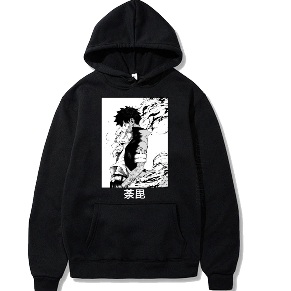 

Dabi Boku No My Hero Academia Hoodie Unisex Japanese Sweatshirt Men Streetwear Anime Hoodie Harajuku Crewneck Streetwear