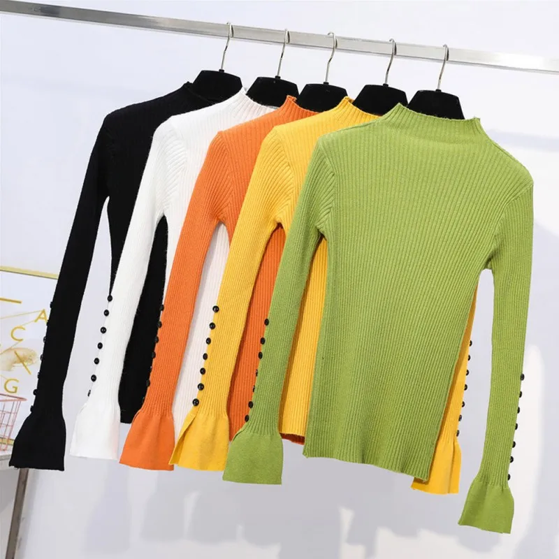 Free Ship Autumn Women Sweater Slim Soft Long Sleeve High Neck Knit Pullover Sexy Slim Stretch Turtleneck Sweaters Ladies Knit
Free Ship Autumn Women Sweater Slim Soft Long Sleeve High Neck Knit Pullover Sexy Slim Stretch Turtleneck Sweaters Ladies Knit