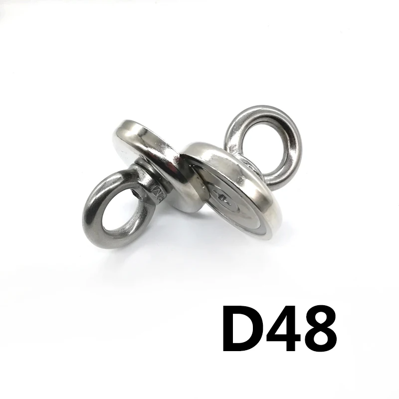 1/2/3 pcs D48 90kg Powerful Round Neodymium Magnet hook salvage magnet sea Fishing equipment Holder Pulling Mounting Pot
1/2/3 pcs D48 90kg Powerful Round Neodymium Magnet hook salvage magnet sea Fishing equipment Holder Pulling Mounting Pot