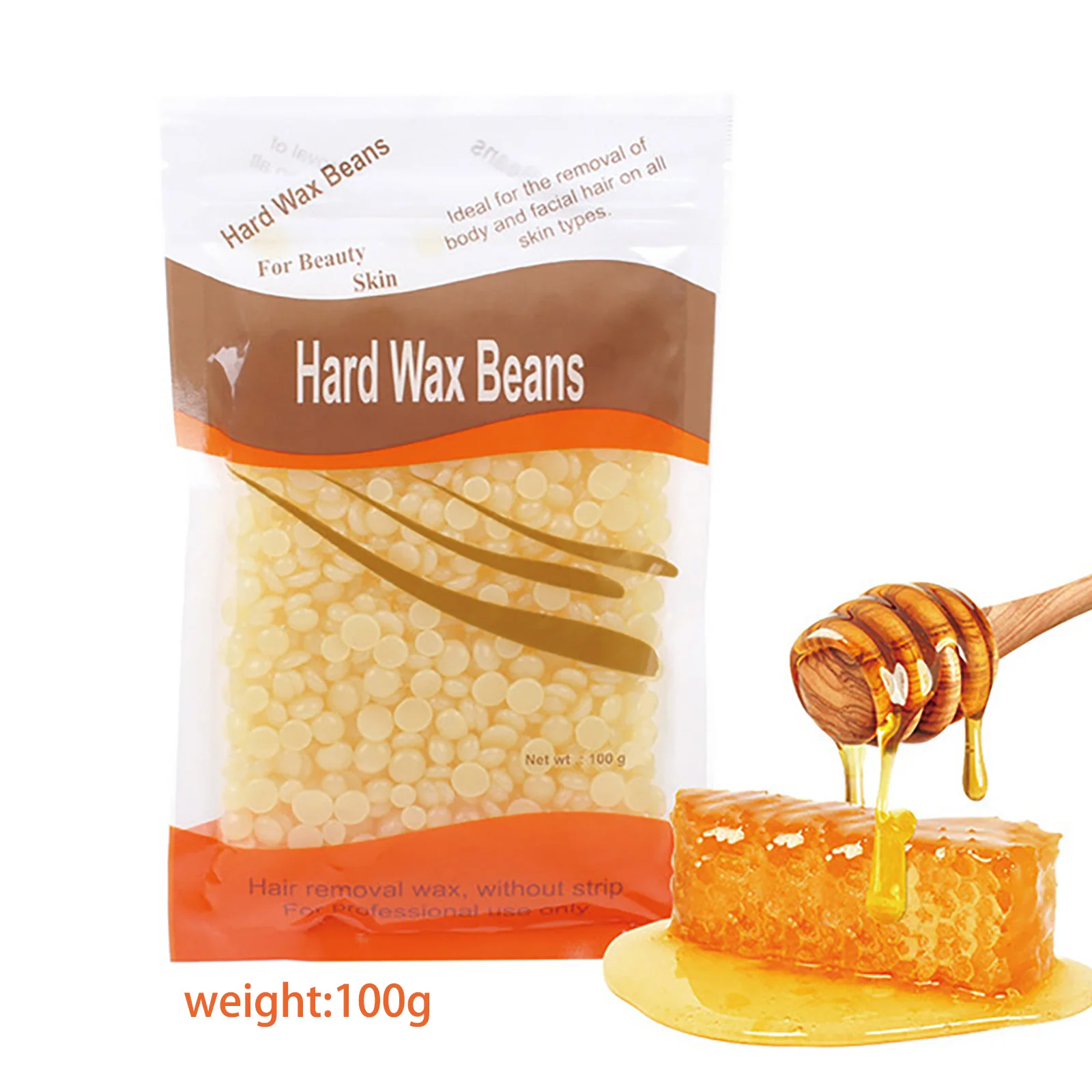

100g Hard Wax Beans Solid Hard Depilatory Hot Film Hard Wax Pellet Waxing Bikini Leg Painless Hair Removal Bean