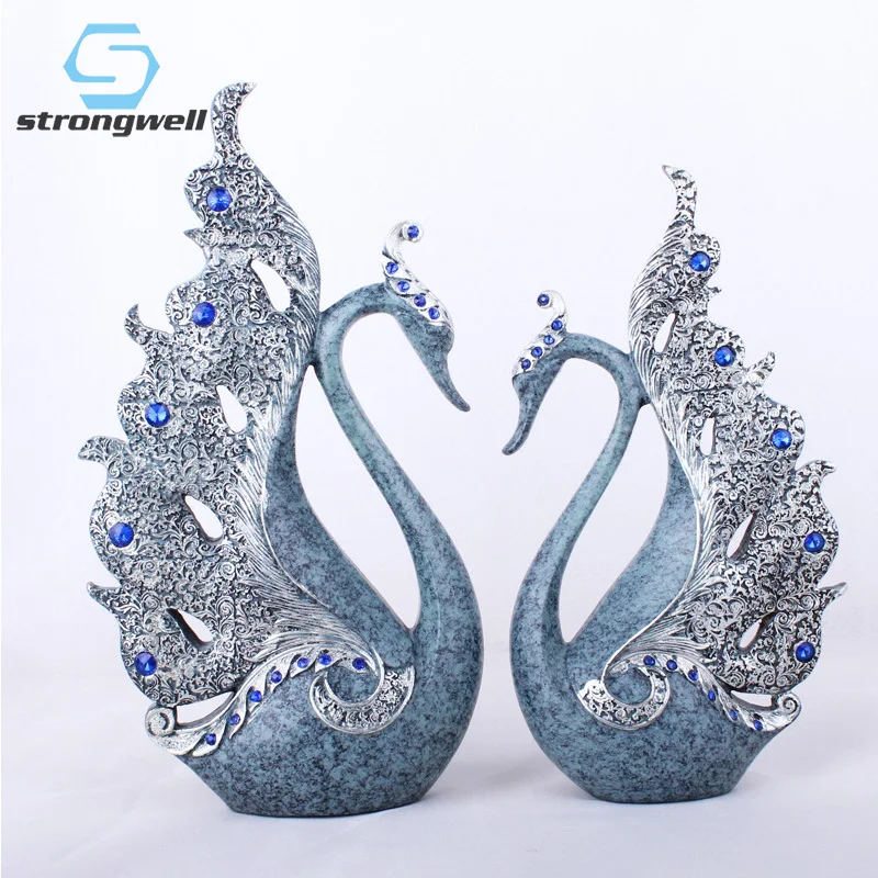 Strongwell, европейская пара, статуя голубого лебедя, миниатюрные фигурки лебедя, скульптура из смолы, украшение дома, свадебные подарки
Strongwell, европейская пара, статуя голубого лебедя, миниатюрные фигурки лебедя, скульптура из смолы, украшение дома, свадебные подарки