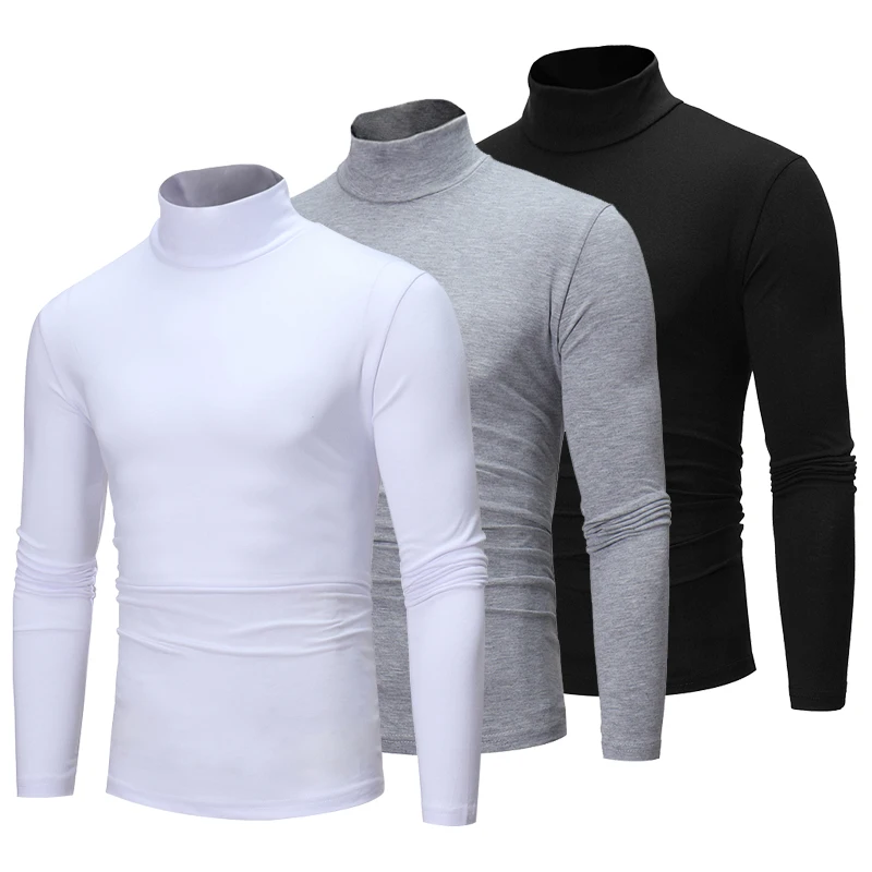 Autumn Winter Mens Thin Thermal Tshirt Men's Half Collar Bottoming Top Tee Slim Warm Cotton High Necked Long Sleeved T-shirt
Autumn Winter Mens Thin Thermal Tshirt Men's Half Collar Bottoming Top Tee Slim Warm Cotton High Necked Long Sleeved T-shirt