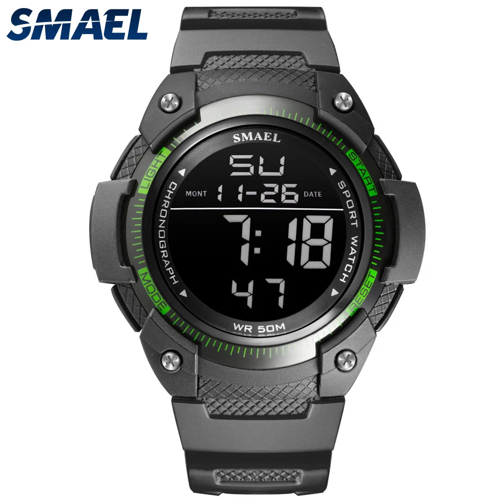 Men Watches Digital SMAEL Watch Waterproof LED Clock Alarm reloj hombre Stopwatch Black Wristwatch 1335 Sport Watches Digital
Men Watches Digital SMAEL Watch Waterproof LED Clock Alarm reloj hombre Stopwatch Black Wristwatch 1335 Sport Watches Digital