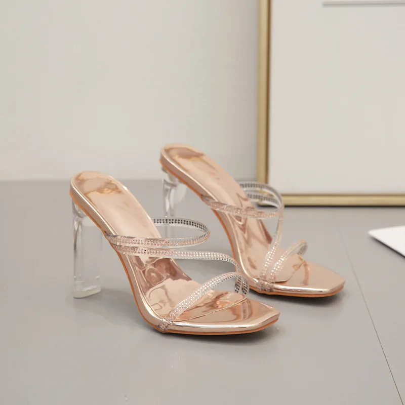 Thin Heels Square Toe Low Female Shoes Glitter Slides Ladies' Slippers 2021 Jelly Basic Scandals Rome Fabric Rubber PU Crystal
Thin Heels Square Toe Low Female Shoes Glitter Slides Ladies' Slippers 2021 Jelly Basic Scandals Rome Fabric Rubber PU Crystal