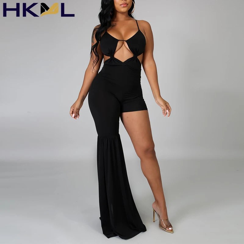 Women Jumpsuit Spaghetti Strap Irregular Backless hollow Fashion Sexy Party Jumpsuits 2021 New Summer
Women Jumpsuit Spaghetti Strap Irregular Backless hollow Fashion Sexy Party Jumpsuits 2021 New Summer
