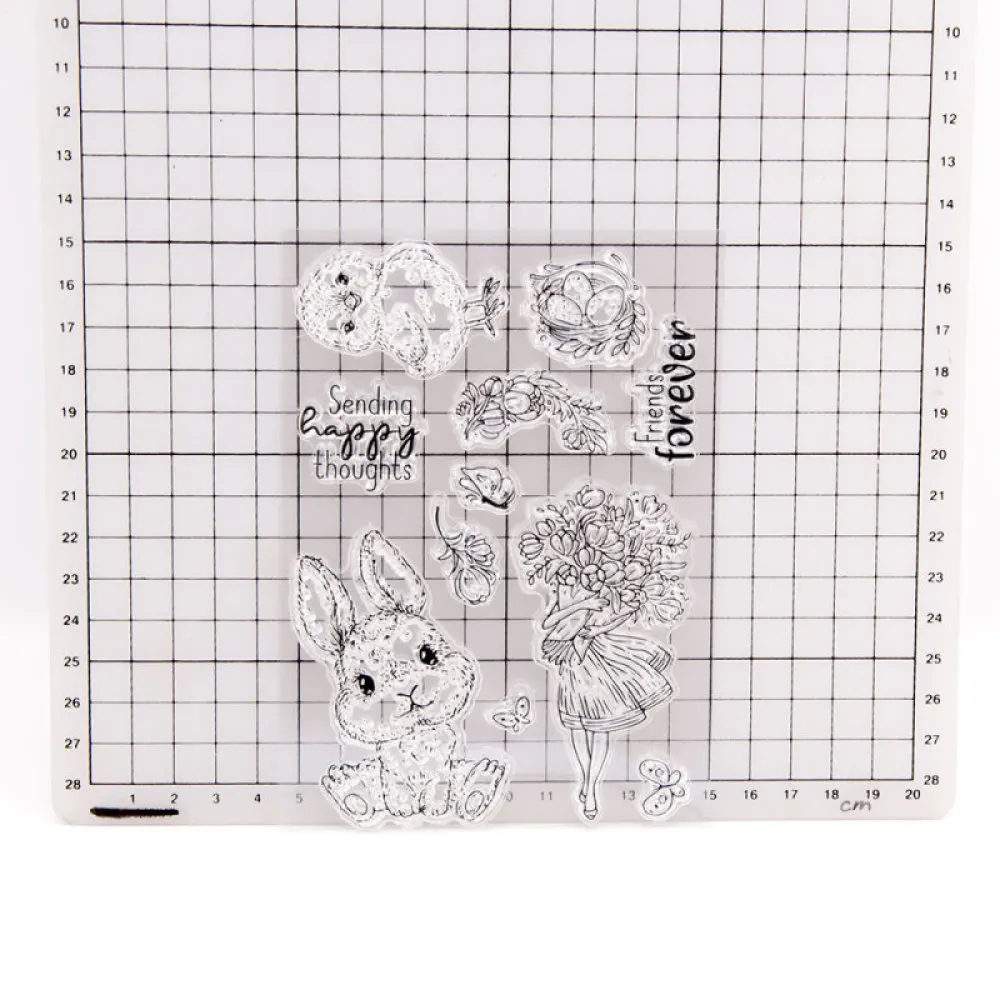 Easter Bunny Egg Girl Flower Transparent Clear Stamps for DIY Scrapbooking Card Making Kids Christmas Fun Decoration Supplies
Easter Bunny Egg Girl Flower Transparent Clear Stamps for DIY Scrapbooking Card Making Kids Christmas Fun Decoration Supplies