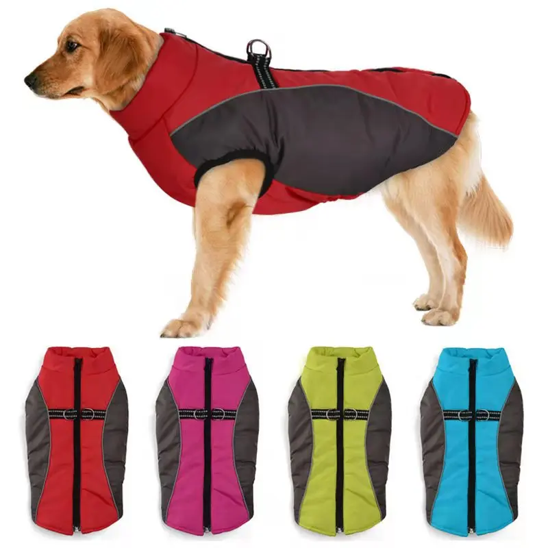 Large Pet Dog Jacket And HarNess Warm Autumn And Winter Dog Clothes For Labrador Waterproof Big Dog Jacket Chihuahua Clothing
Large Pet Dog Jacket And HarNess Warm Autumn And Winter Dog Clothes For Labrador Waterproof Big Dog Jacket Chihuahua Clothing