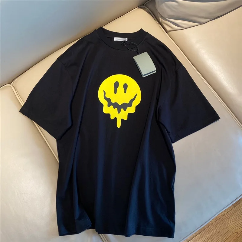 2021 Trendy New High-Quality Funny Smiley Print Short-Sleeved T-Shirt OS Men Women The Same Fashion All-Match Casual Loose Top
2021 Trendy New High-Quality Funny Smiley Print Short-Sleeved T-Shirt OS Men Women The Same Fashion All-Match Casual Loose Top