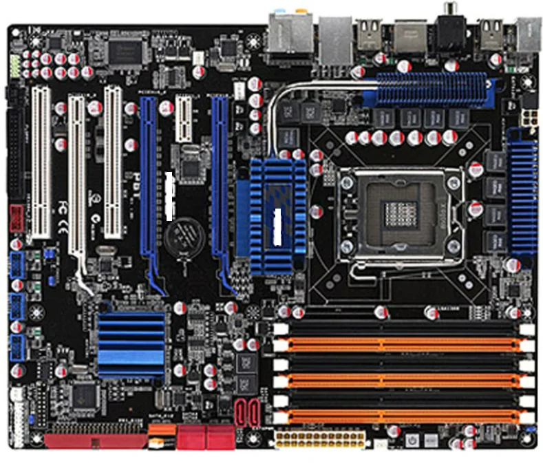 P6T motherboard DDR3 LGA 1366 USB2.0 SATA II 24GB X58 Desktop Motherboard | Компьютеры и офис