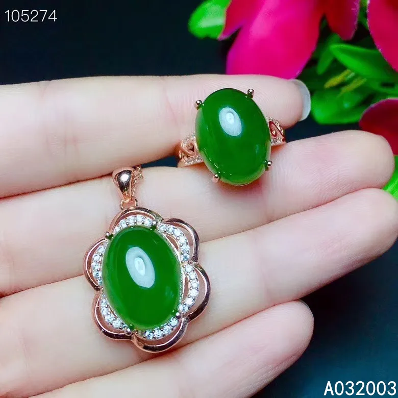 KJJEAXCMY Fine Jewelry 925 sterling silver inlaid natural Jasper female ring pendant set classic Support detection
KJJEAXCMY Fine Jewelry 925 sterling silver inlaid natural Jasper female ring pendant set classic Support detection