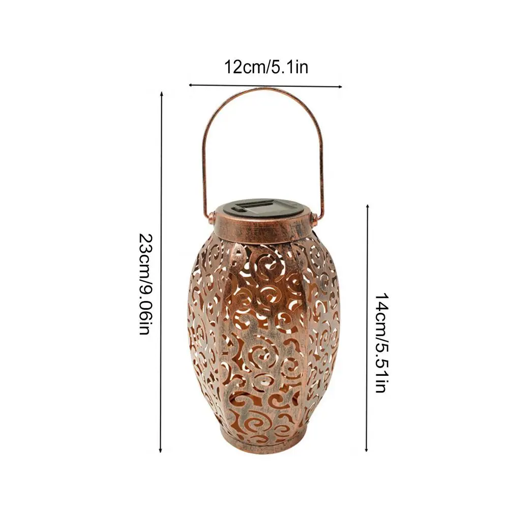 IP55 Solar Power Lantern Outdoor Hollow Metal Projection LED Hanging Lamp Garden Iron Craft Night Light Yard Porch Lawn Decor
IP55 Solar Power Lantern Outdoor Hollow Metal Projection LED Hanging Lamp Garden Iron Craft Night Light Yard Porch Lawn Decor