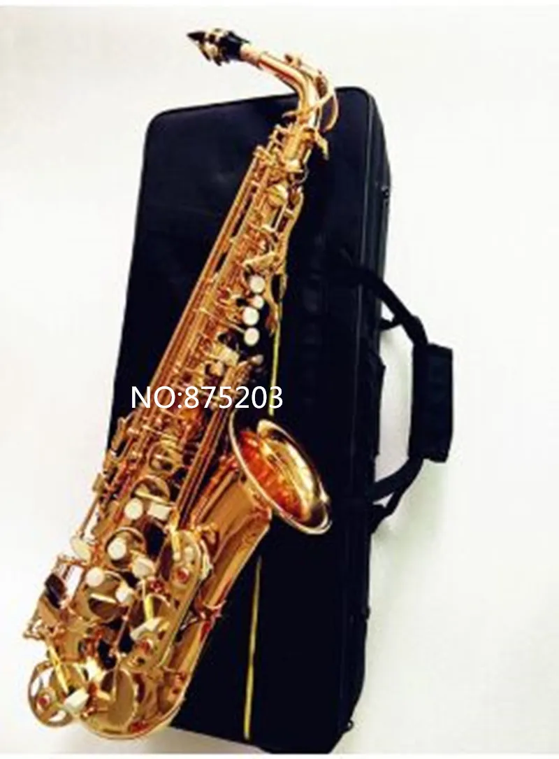 Новый L & K фирменный инструмент Alto Sax ophone EF Golden sax полный аксессуар мундштук и