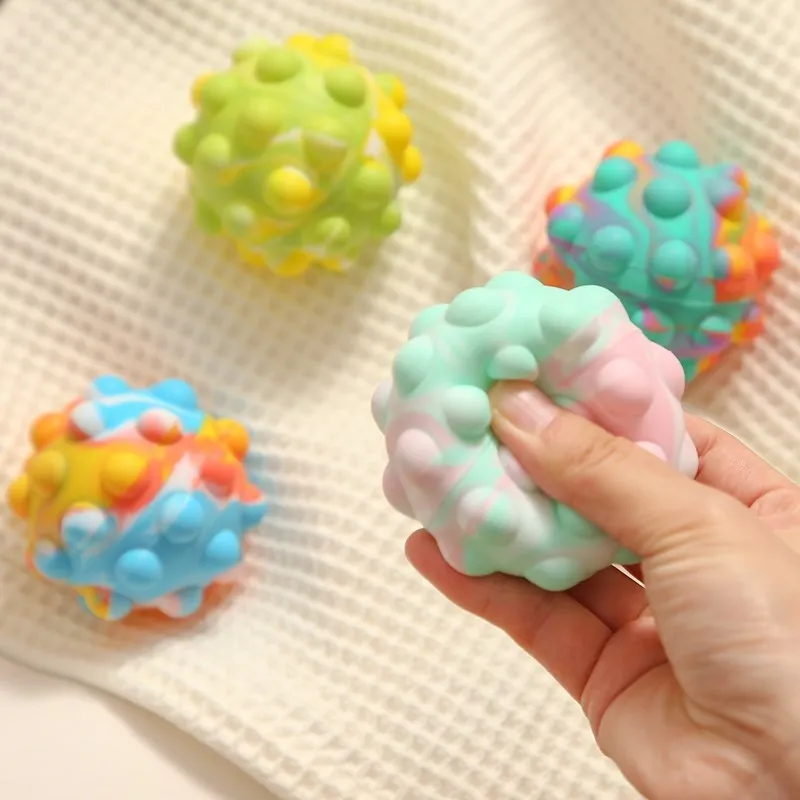 Antistress Rainbow Ball Antistress Cube Push Bubble Fidget Toys Baby Decompression Sensory 3D Elastic Ball Kid Stress Relief Toy
Antistress Rainbow Ball Antistress Cube Push Bubble Fidget Toys Baby Decompression Sensory 3D Elastic Ball Kid Stress Relief Toy