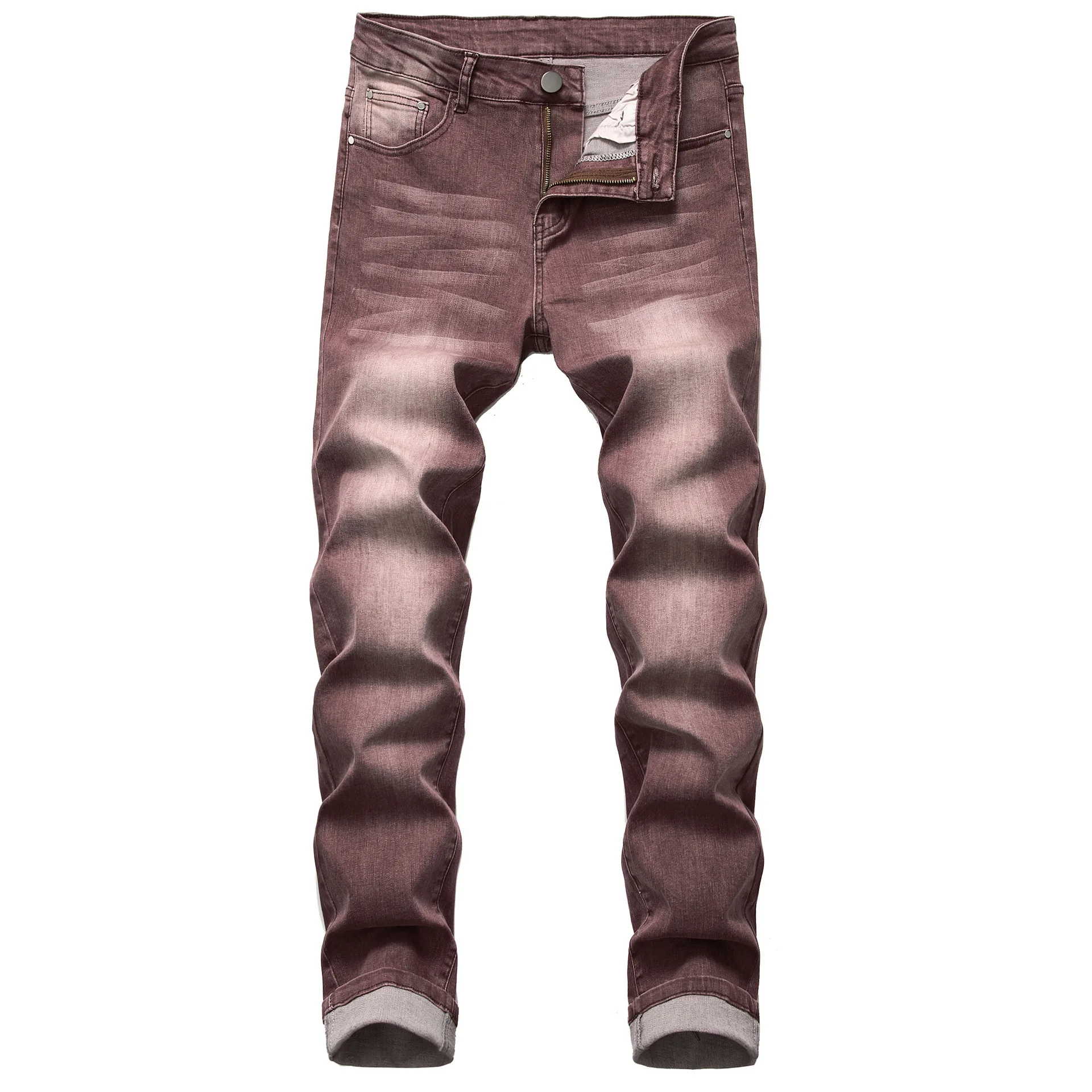 Men casual jeans autumn and winter new fashion washed solid color straight stretch slim jeans zipper placket male denim pants
Men casual jeans autumn and winter new fashion washed solid color straight stretch slim jeans zipper placket male denim pants