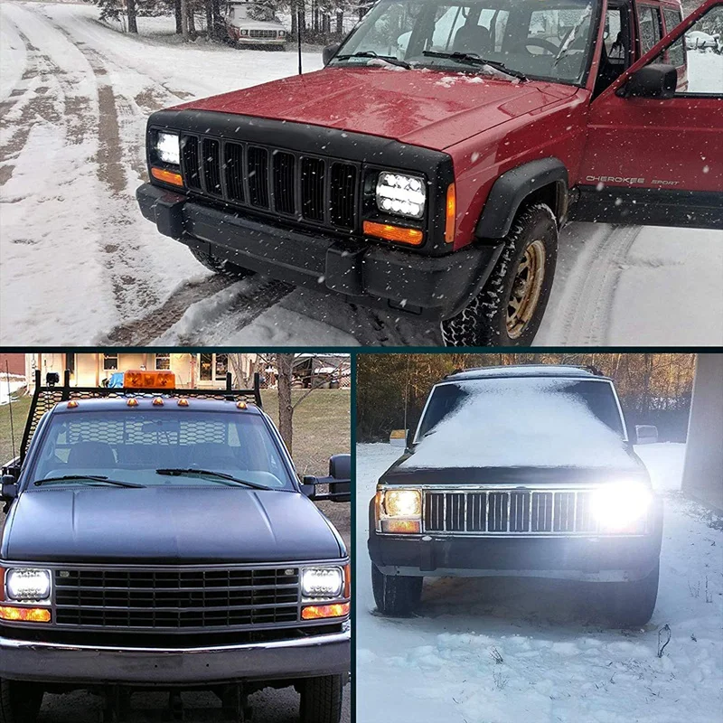 7X6 Inch LED Headlight Amber DRL for Ford E250 E350 E450 Super E150 H6054 / H6052 / H6014 H4 / 9003 Replacement Bulb Kit 6000K W
7X6 Inch LED Headlight Amber DRL for Ford E250 E350 E450 Super E150 H6054 / H6052 / H6014 H4 / 9003 Replacement Bulb Kit 6000K W