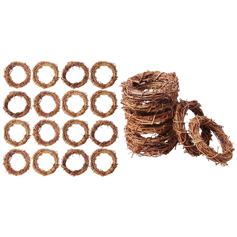 24 Pieces Wreaths Vine Branch Wreath Christmas Rattan Wreath Garland Decoration 3.14 Inch & 5.9 Inches
24 Pieces Wreaths Vine Branch Wreath Christmas Rattan Wreath Garland Decoration 3.14 Inch & 5.9 Inches