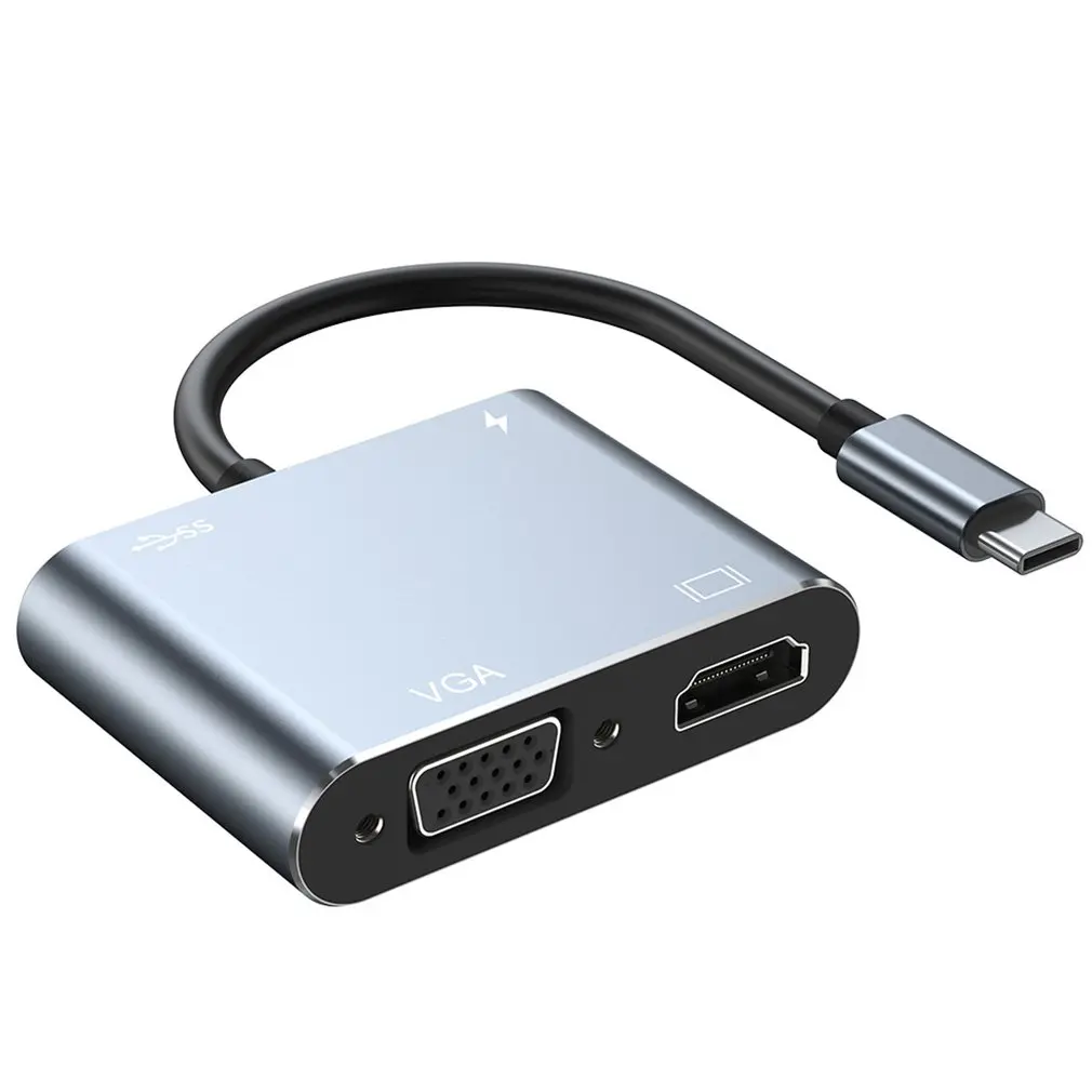 Type-C to 4K HDMI-compatible VGA USB C 3.0 PD Hub Adapter Docking Station for Nintendo Samsung S10 Huawei P30
Type-C to 4K HDMI-compatible VGA USB C 3.0 PD Hub Adapter Docking Station for Nintendo Samsung S10 Huawei P30